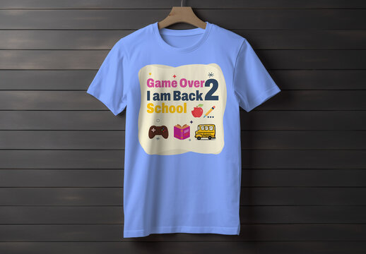 Back To School Vibes T Shirt Design
