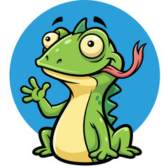 cute lizard very cool design