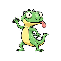 cute lizard very cool design