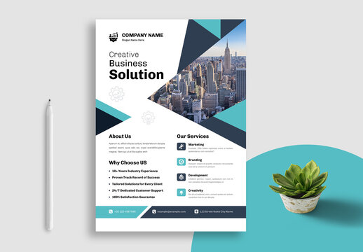 Corporate Flyer Design Layout