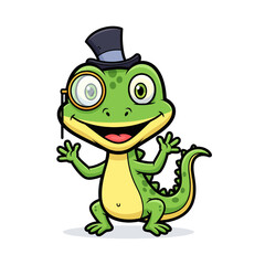 cute lizard very cool design