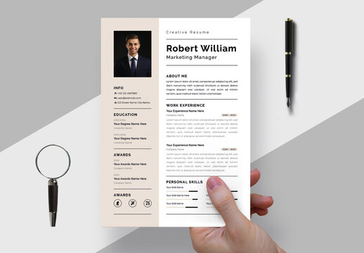 Resume Template Layout