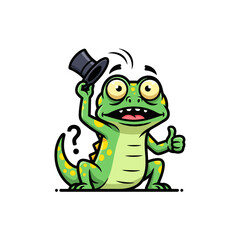 cute lizard very cool design