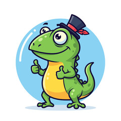 cute lizard very cool design