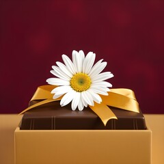gift box with flowers