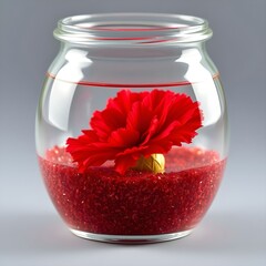jar of flower