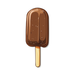 A Minimalistic 2D flat icon featuring an ice cream bunch, clean vector design, simple illustration style, isolated on a white background, modern element in vector and EPS format. simple design