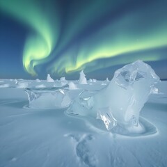 iceberg in winter