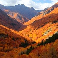 autumn in the mountains