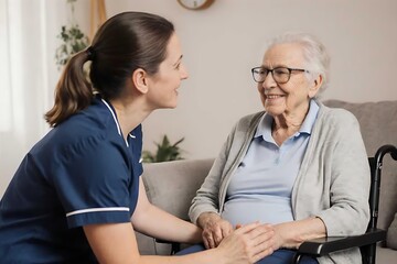 doctor talking to patient
