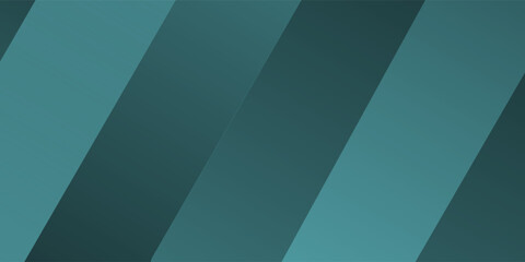 Modern simple dark green and black abstract background for wide banner. Luxury dark green background with overlap 3D layer