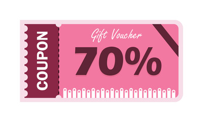 70% Off Gift Voucher Coupon