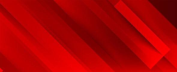 Red abstract background. Dynamic shapes composition. Eps10 vector