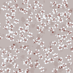 AllOver Flower mix texture Print 