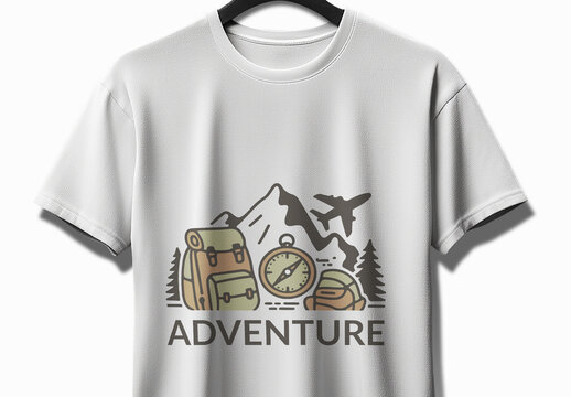 Adventure T Shirt Design Layout