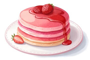 cake with strawberry