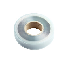 Roll of transparent adhesive tape. Isolated on transparent white background, png	
