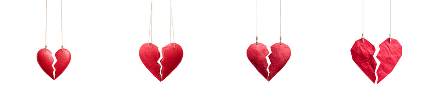 Broken Heart Collection: Symbolic of Loss, Grief, and Heartbreak