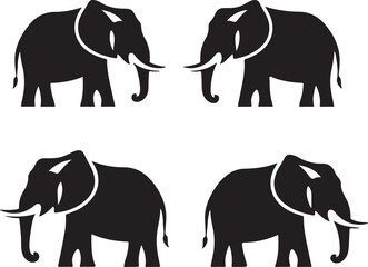 Fototapeta premium Vector Illustration of Decorative Objects in Simple Style