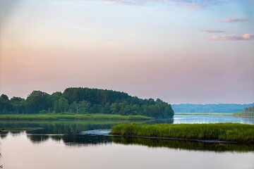 Dawn over the wetlands