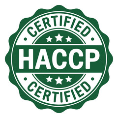 Haccp certified food safety assurance seal