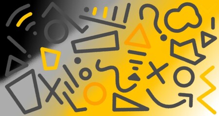 abstract pattern and symbols bacgkround