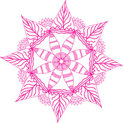 abstract flower vector illustration