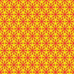 seamless pattern with golden leaves