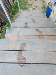 
Traces, foot, detective, trace, rain man, invisible, foot, orthopedics, health, imprint, village, tree, stairs, nature, man