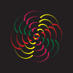 abstract background with circles