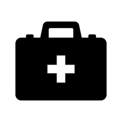 First Aid Box Icon, Medical Briefcase icon.