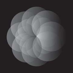 black and white background