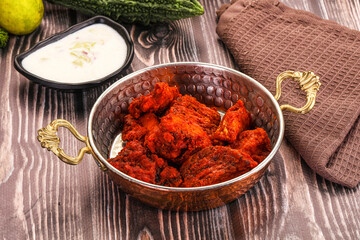 Indian cuisine - hot Fish Tikka