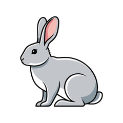 vector illustration of a rabbit