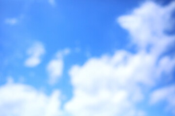 ぼかした雲がデザイン的な背景素材