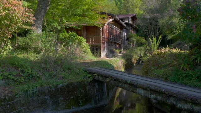 妻籠宿のレトロな風景