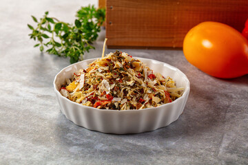 Dry vegetables seasoning for cooking