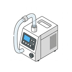 Fototapeta premium electric suction machine isometric ico
