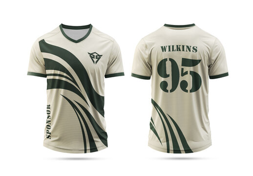 Modern Sports Jersey Design Template for Team Uniforms