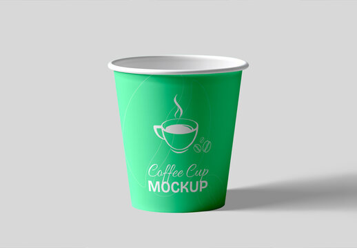 Customizable Paper Coffee Cup Mockup
