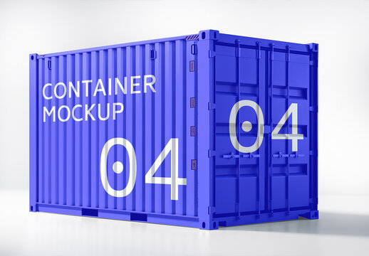 Shipping Container Mockup