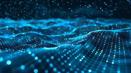 A vibrant fusion of technology, science, and design, featuring digital patterns, abstract shapes, and futuristic concepts. Dynamic waves, geometric grids, and colorful fractals create a stunning visua