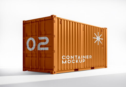 Cargo Container Mockup