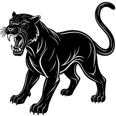 vector illustration of a lion