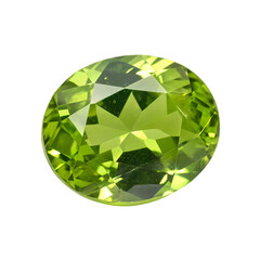 Luminous Peridot Gemstone: Oval Cut, Vibrant Green