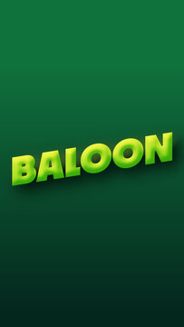 Cartoon Text Animation