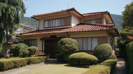 少しレトロな日本の住宅