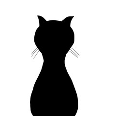 黒猫　抽象