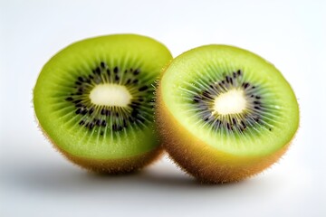 kiwi fruit on a white background