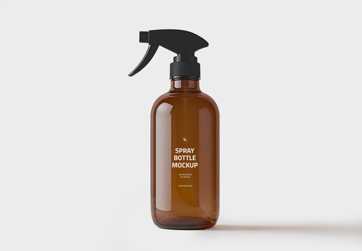 Spray Bottle Mockup
